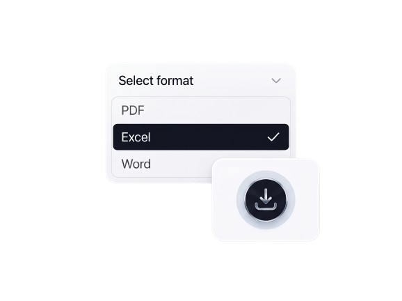 Export multi-formats